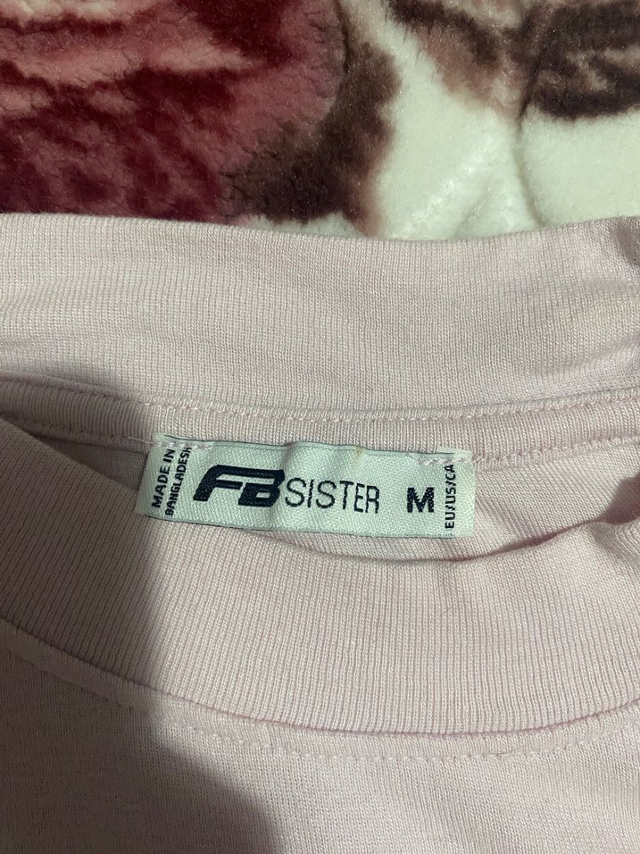 Pembe Kısa Kollu Kadın Tişört - Görsel 3