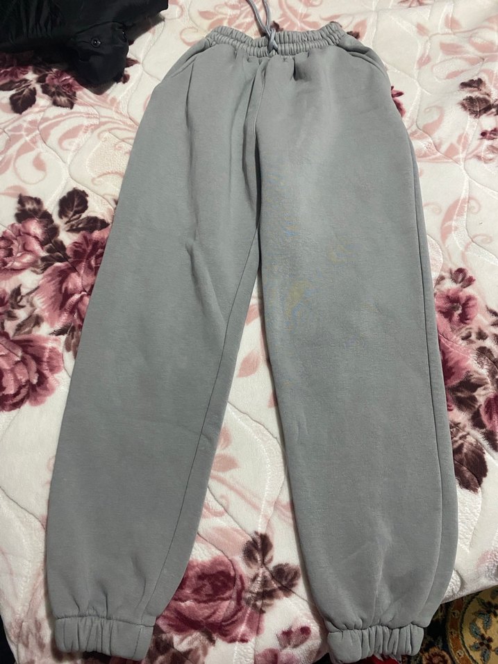 Gri Rahat Kadın Eşofman Altı - Görsel 2