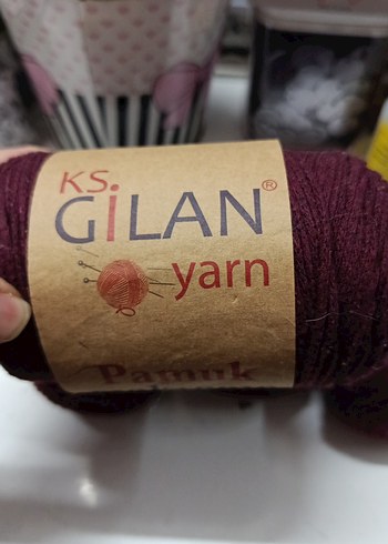 Beden bordo Renk Bordo Pamuklu Gilan İp