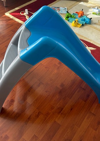 Koyu Mavi Çocuk Kaydırağı - Görsel 2