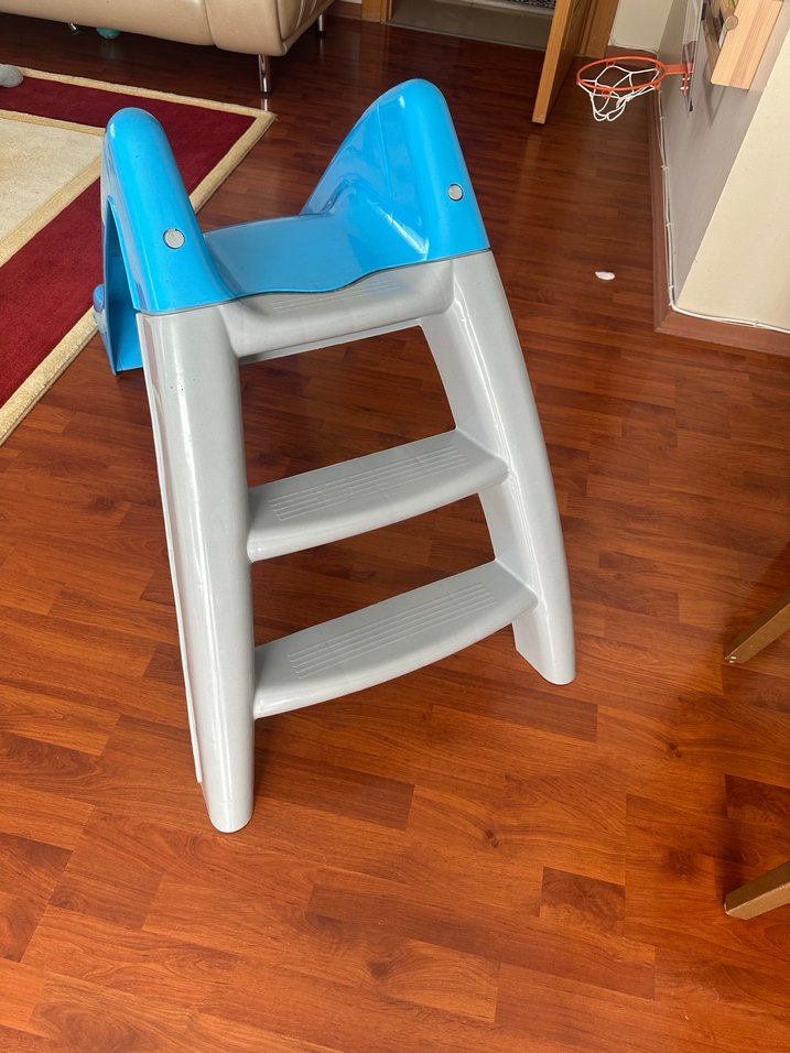 Koyu Mavi Çocuk Kaydırağı - Görsel 5