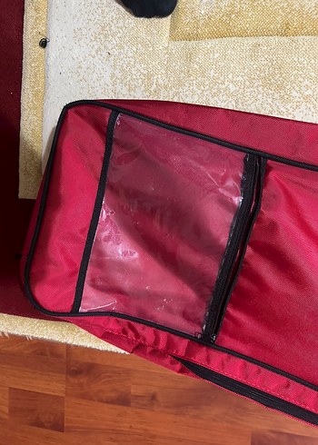 Kırmızı eskrim çantası (tambur) - Görsel 5