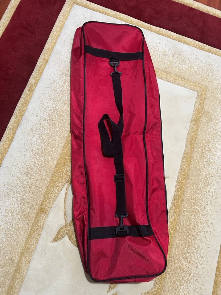 Kırmızı eskrim çantası (tambur) - Görsel 4