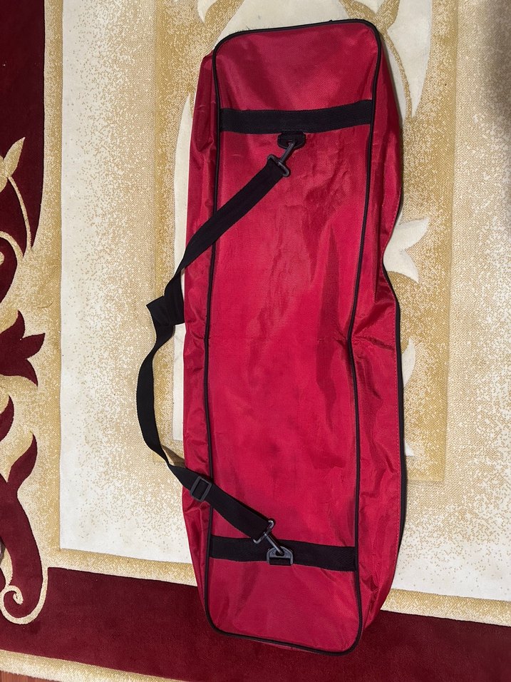 Kırmızı eskrim çantası (tambur) - Görsel 3