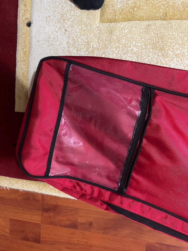 Kırmızı eskrim çantası (tambur) - Görsel 5