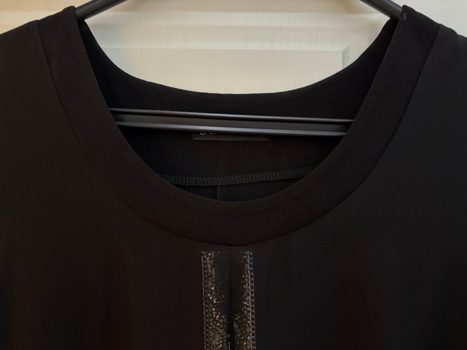 Siyah Uzun Kollu Salaş Kadın Elbise - Görsel 5