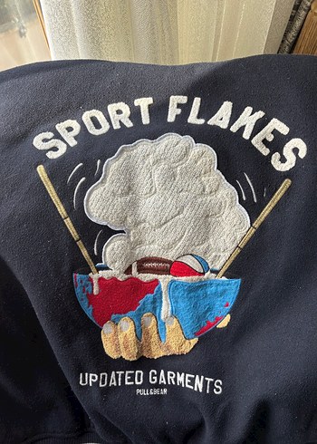 Düğmeli Erkek  Sweatshirt Ceket - Görsel 5