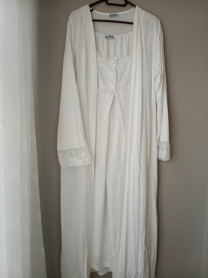 Lohusa takımı (gecelik-sabahlik takımı) - Görsel 2