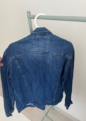 LC Waikiki ERKEK Mavi Denim Ceket Düğmeli ve İnce Kesim