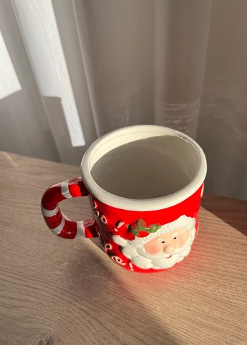 Linens Kırmızı Noel Baba Temalı Seramik Kupa