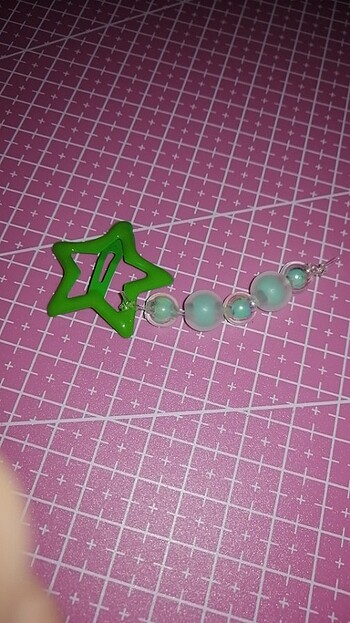 Boncuklu yıldız toka - Görsel 2