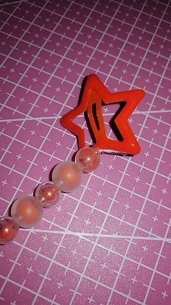 Boncuklu yıldız toka - Görsel 3