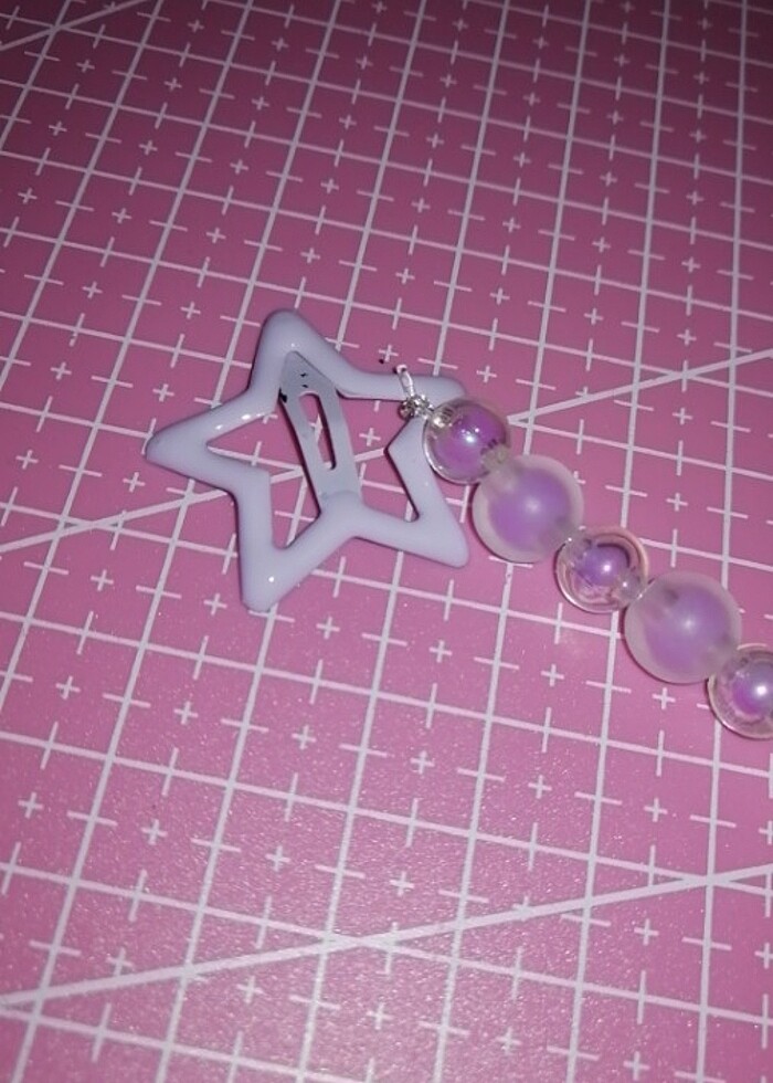 Boncuklu yıldız toka - Görsel 4