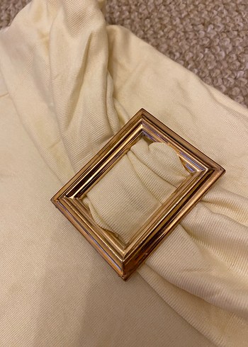 Toka detaylı yumuşak dokulu likralı bluz - Görsel 3