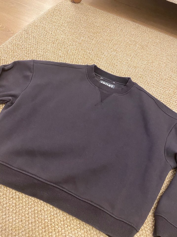 Gri Kadın Sweatshirt - Görsel 2