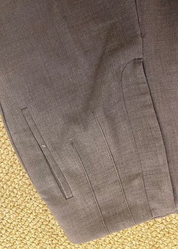 Stradivarius Kumaş Gri Pantolon - Görsel 3