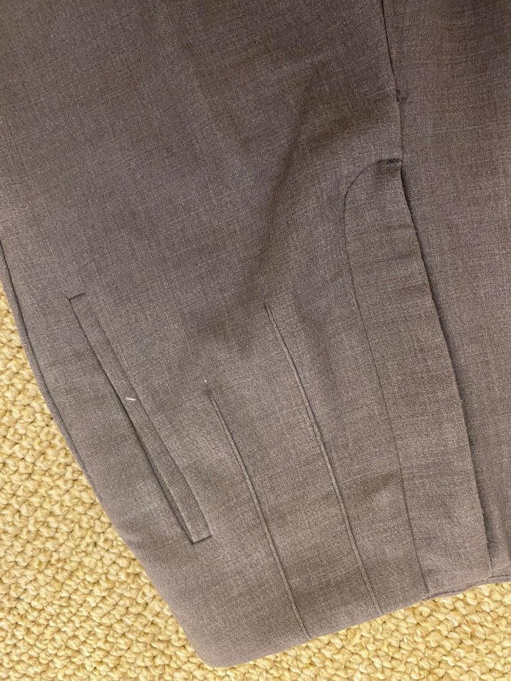 Stradivarius Kumaş Gri Pantolon - Görsel 3