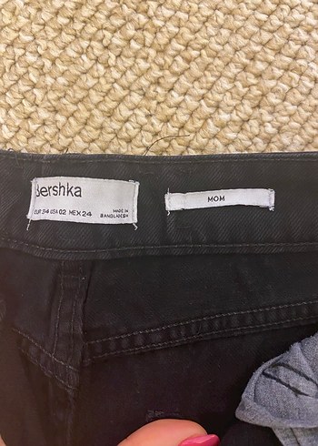 Bershka siyah mom jean - Görsel 2