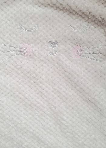 Beyaz Kadın Uzun Kollu Triko Kazak - Görsel 3