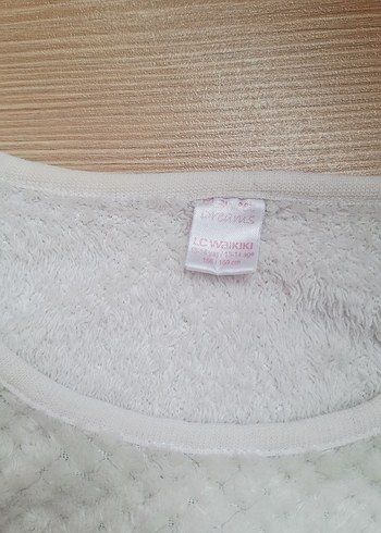 Beyaz Kadın Uzun Kollu Triko Kazak - Görsel 4