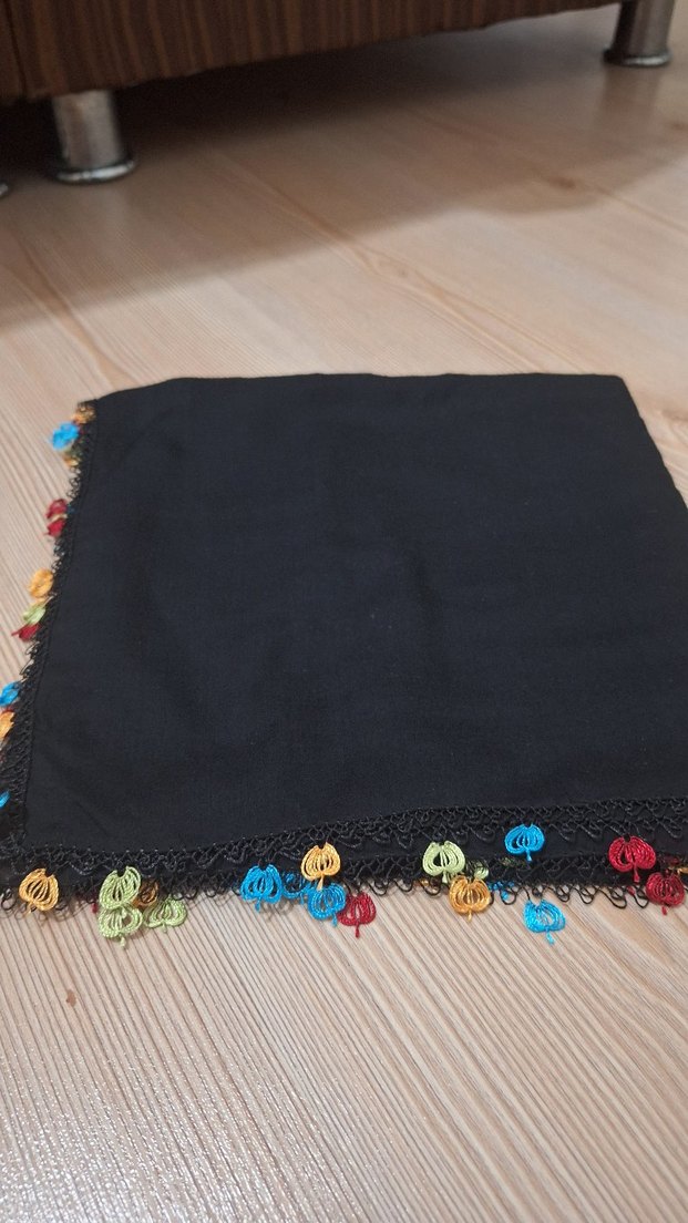 eşarp tülbent,yazma,iğne oyası - Görsel 2