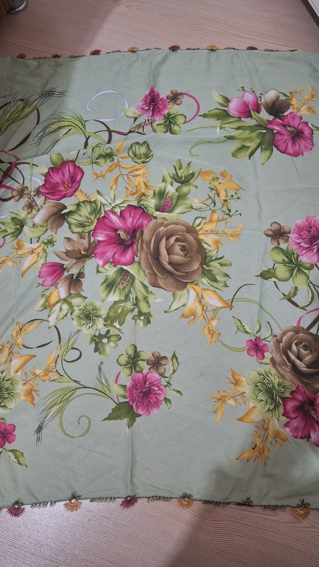 Renkli cenk tülbent,eşarp - Görsel 2