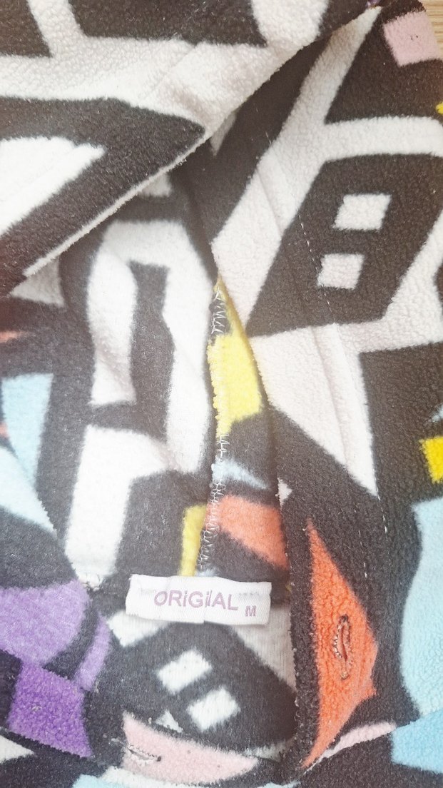 Renkli Desenli Kapüşonlu Erkek Sweatshirt - Görsel 3