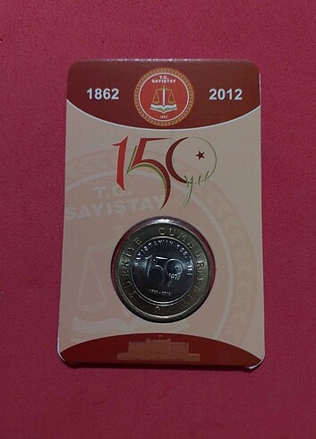 Sayıştay'ın 150.yıl Hatıra 1 TL