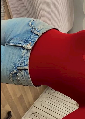 42 Beden mavi Renk Gri Midi Boy Regular Fit Kadın Kot Pantolon