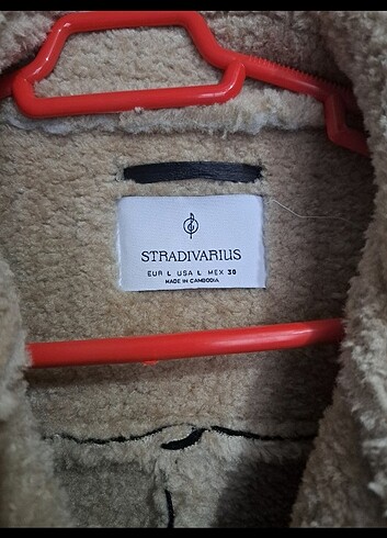 l Beden Stradivarius İçi Kürklü Deri Mont