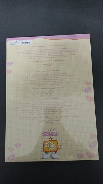  hiç kullanılmamış Diddl defter