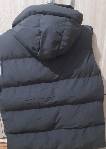 l Beden siyah Renk Siyah Fermuarlı Kadın Şişme Yelek