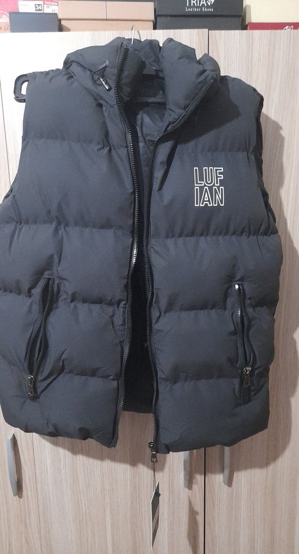 Siyah Fermuarlı Kadın Şişme Yelek - Görsel 2