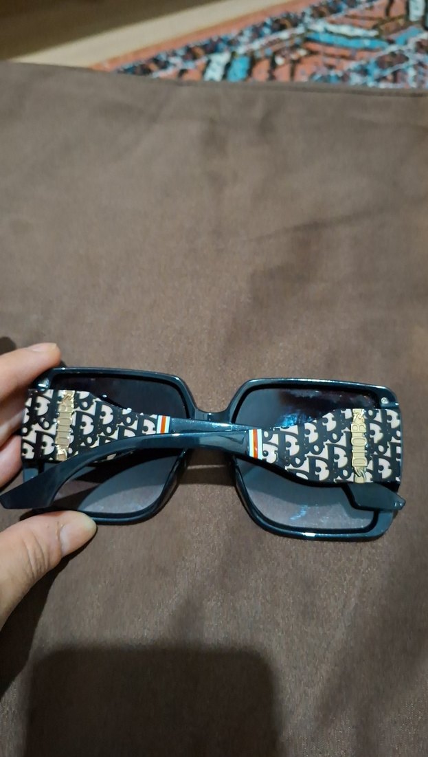 Dior Kadın Transparan Mavi Güneş Gözlüğü - Görsel 5