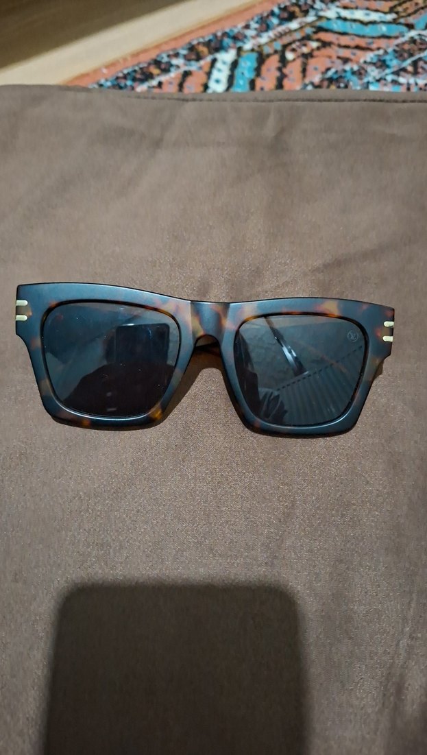 Kahverengi Tokalı Kadın Güneş Gözlüğü - Görsel 2