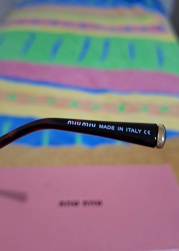 Pullu Pembe Miu Miu Kadın Güneş Gözlüğü - Görsel 8