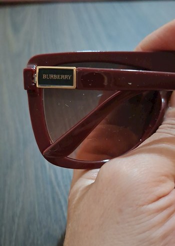 Bordo Minimalist Kadın Güneş Gözlüğü - Görsel 5