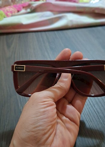 Bordo Minimalist Kadın Güneş Gözlüğü - Görsel 4