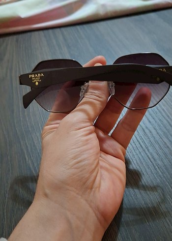 Parlak Kahverengi Kadın Güneş Gözlüğü - Görsel 4