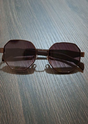 Parlak Kahverengi Kadın Güneş Gözlüğü - Görsel 2