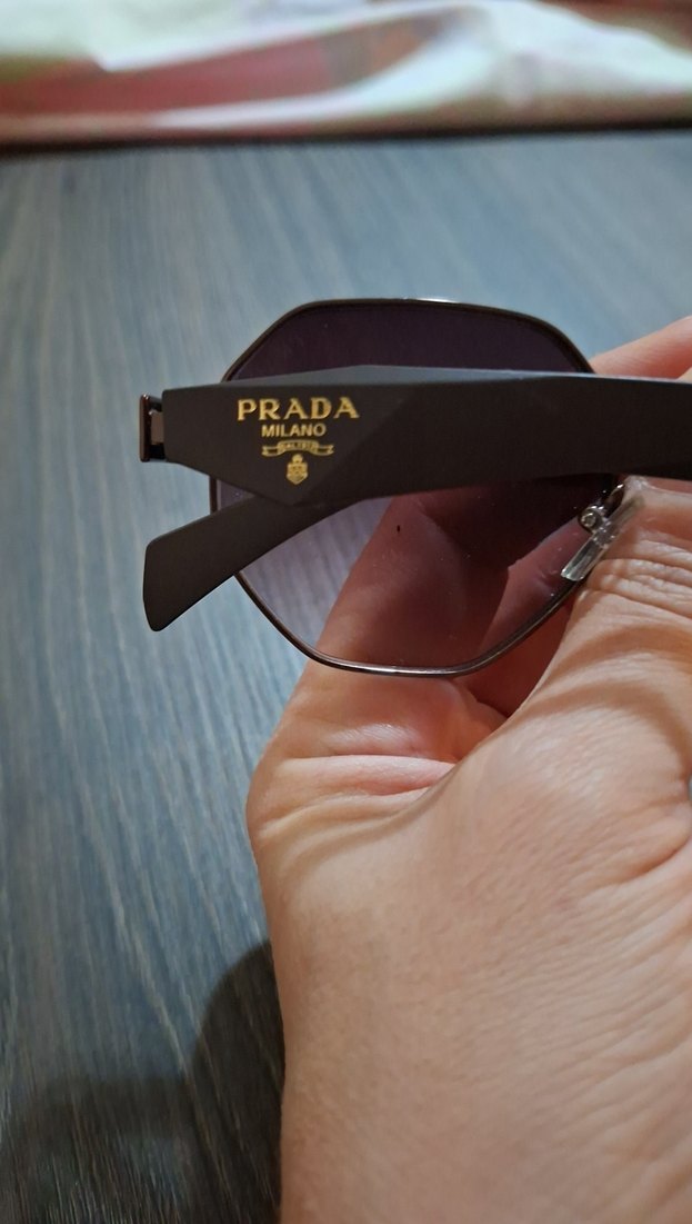 Parlak Kahverengi Kadın Güneş Gözlüğü - Görsel 5