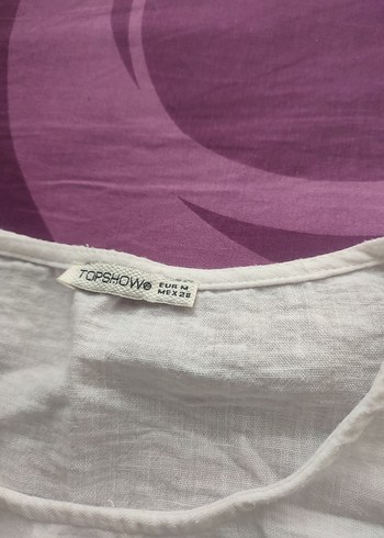 Kız Çocuk Nakışlı Kısa Kollu Pamuklu Bluz - Görsel 2