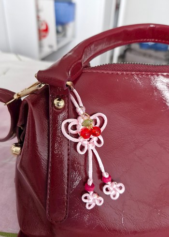 Tasarımcı Cherry Vlinder çanta charmı