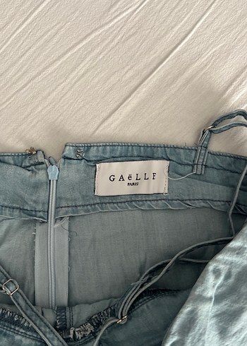 Diğer Askılı V Yaka Denim Tulum