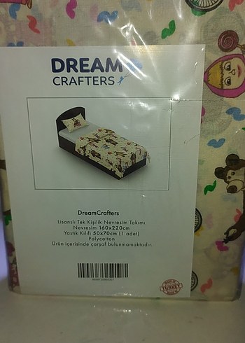Diğer Pastel Renkli Baskılı Çocuk Çarşafı