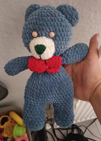 Gri Renkli Peluş Ayıcık Oyuncak