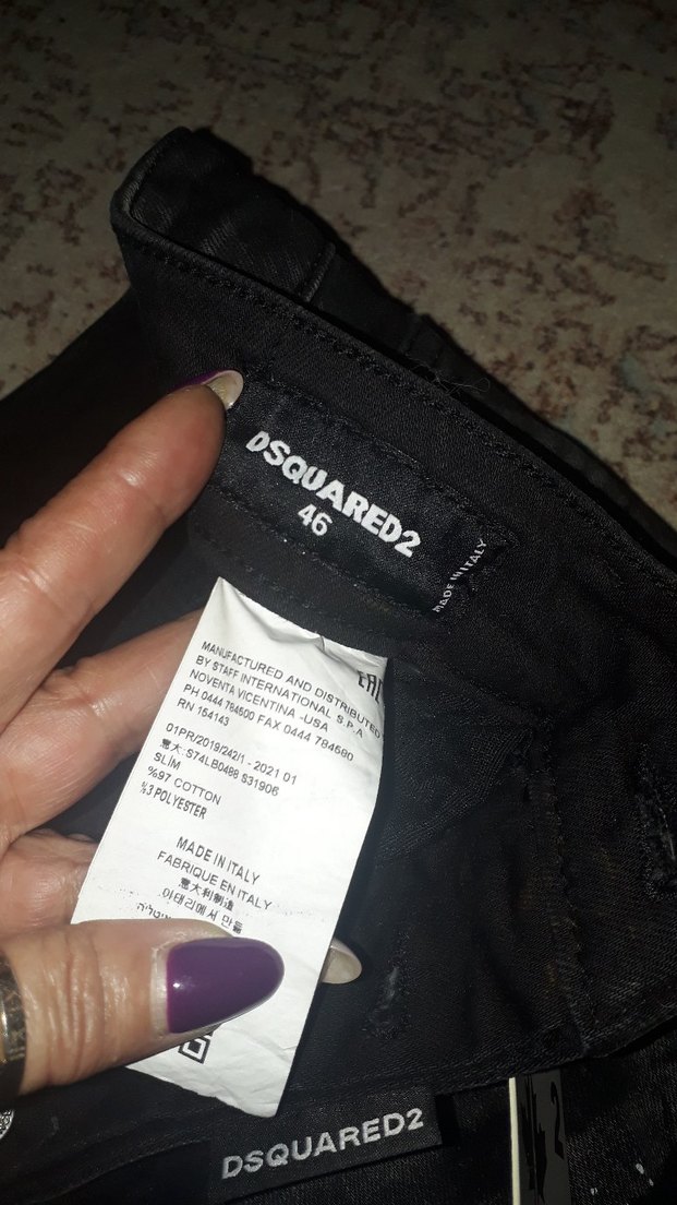 DS Siyah  Erkek Kot Şort - Görsel 2