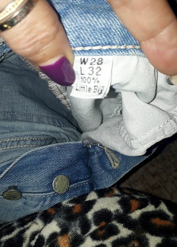 Erkek Mavi Kot Pantolon - Görsel 3