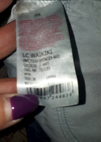 Erkek Mavi Bol Kesim Jean - Görsel 4