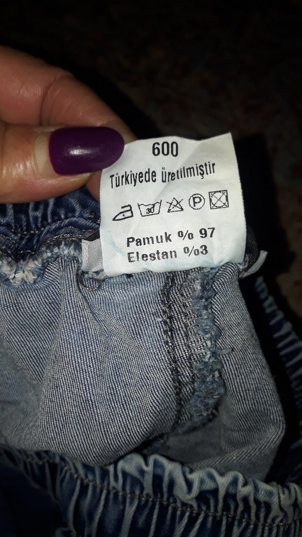 Mavi Beli Bağcıklı Kadın Bardy Denim Pantolon - Görsel 4